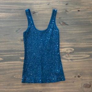 Express Sequin Tank Top